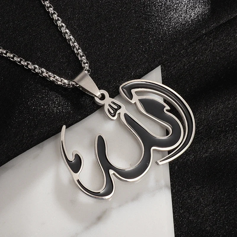 Gold Color Muslim Allah Quran Pendant Necklace Men Women Fashion Faith Islam Religious Jewelry Ramadan Gifts Zohir Store