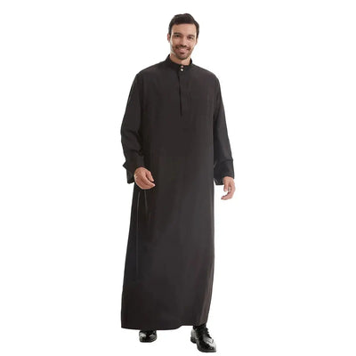 Muslim Men Jubba Thobe Long Robe Saudi Islamic Musulman Wear Clothing Abaya Caftan Islam Dubai Arab Dress Eid Djellaba Dishdasha Zohir Store