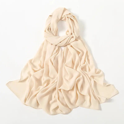 180g Heavy Chiffon Hijab Scarf Muslim Abayas Shawl Women Hijab Cloth Premium Chiffon Headscarf Turban Malaysian Islamic Dresses Zohir Store