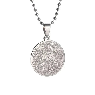 Gold Color Muslim Allah Quran Pendant Necklace Men Women Fashion Faith Islam Religious Jewelry Ramadan Gifts Zohir Store