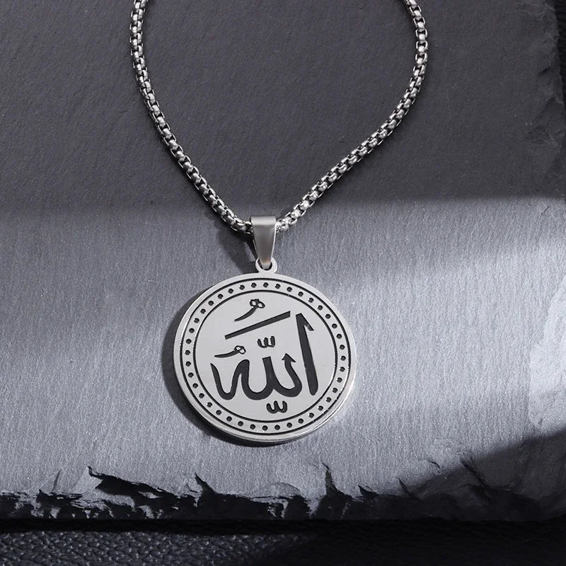 Gold Color Muslim Allah Quran Pendant Necklace Men Women Fashion Faith Islam Religious Jewelry Ramadan Gifts Zohir Store