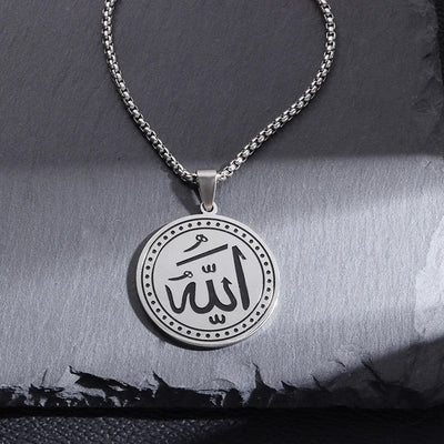Gold Color Muslim Allah Quran Pendant Necklace Men Women Fashion Faith Islam Religious Jewelry Ramadan Gifts Zohir Store