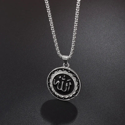 Gold Color Muslim Allah Quran Pendant Necklace Men Women Fashion Faith Islam Religious Jewelry Ramadan Gifts Zohir Store