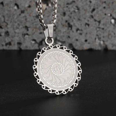Gold Color Muslim Allah Quran Pendant Necklace Men Women Fashion Faith Islam Religious Jewelry Ramadan Gifts Zohir Store