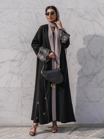 Eid Muslim Abaya for Women Embroidery Cardigan Party Dress Without Scarf Dubai Long Robe Morocco Abayas Kaftan Gorgeous Jalabiya Zohir Store