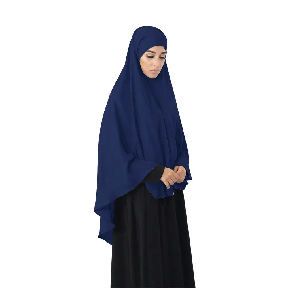 Ramadan Khimar Arabic Prayer Garment Muslim Overhead Hijab Long Scarf Turkey Dubai Kaftan Burqa Niqab Zohir Store