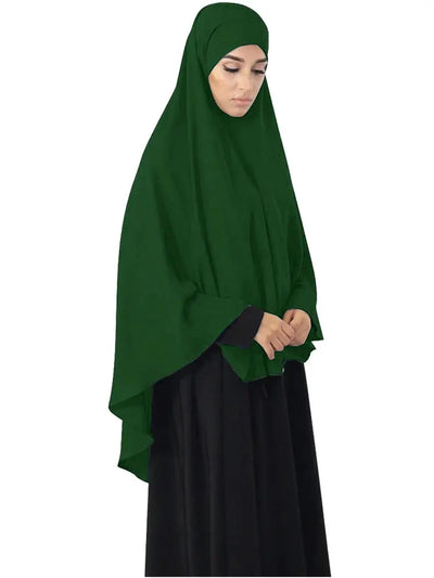 Ramadan Khimar Arabic Prayer Garment Muslim Overhead Hijab Long Scarf Turkey Dubai Kaftan Burqa Niqab Zohir Store