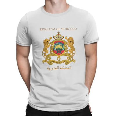 Morocco Lion T Shirt Grunge Men Tees Summer Clothing Polyester O-Neck TShirt Zohir Store