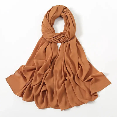 180g Heavy Chiffon Hijab Scarf Muslim Abayas Shawl Women Hijab Cloth Premium Chiffon Headscarf Turban Malaysian Islamic Dresses Zohir Store