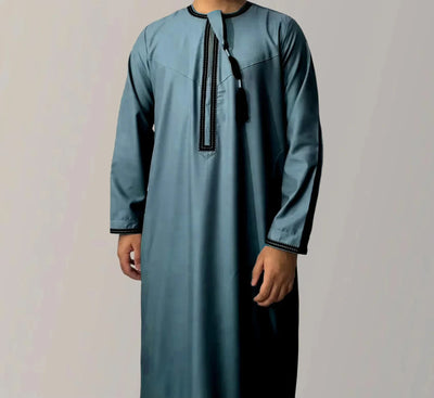 Robe pull à manches longues pour hommes musulmans, Abaya, Daffah, Jubba, Thobe, Pakistan, caftan arabe saoudien, vêtements islamiques, robe de prière afghane Zohir Store