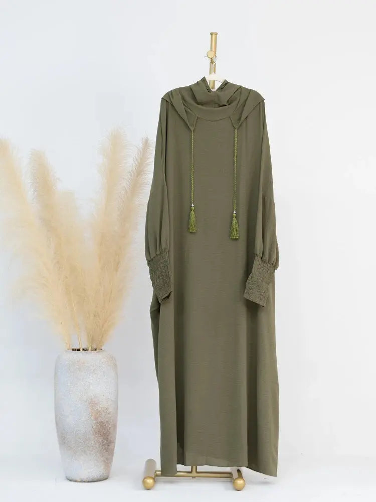 Eid Muslim Dress for Women Eid Abaya Morocco Ramadan Jilbab Hooded Prayer Dresses Vestido Kaftan Islam Dubai Arab Long Robe 2024 - Zohir Store
