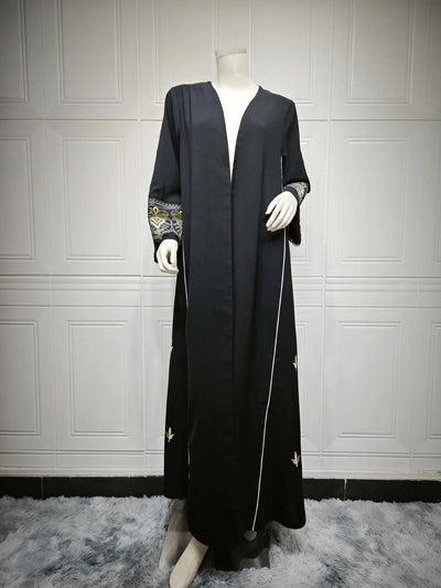 Eid Muslim Abaya for Women Embroidery Cardigan Party Dress Without Scarf Dubai Long Robe Morocco Abayas Kaftan Gorgeous Jalabiya Zohir Store