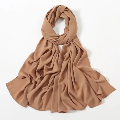 180g Heavy Chiffon Hijab Scarf Muslim Abayas Shawl Women Hijab Cloth Premium Chiffon Headscarf Turban Malaysian Islamic Dresses Zohir Store