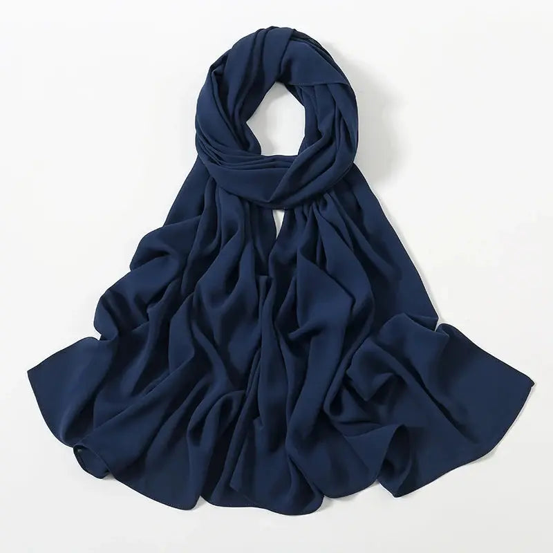 180g Heavy Chiffon Hijab Scarf Muslim Abayas Shawl Women Hijab Cloth Premium Chiffon Headscarf Turban Malaysian Islamic Dresses Zohir Store