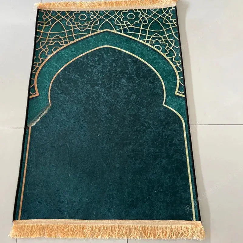 Worship Carpet Worship Mat Worship Mat Golden Diamond Velvet Thickened Adult Zohir Store