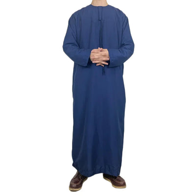 Robe pull à manches longues pour hommes musulmans, Abaya, Daffah, Jubba, Thobe, Pakistan, caftan arabe saoudien, vêtements islamiques, robe de prière afghane Zohir Store
