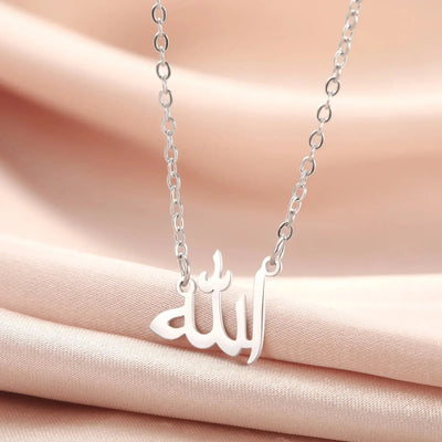 XINYI Personalized Letter Love God Patience in Arabic Necklaces Zohir Store