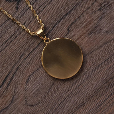 Gold Color Muslim Allah Quran Pendant Necklace Men Women Fashion Faith Islam Religious Jewelry Ramadan Gifts Zohir Store