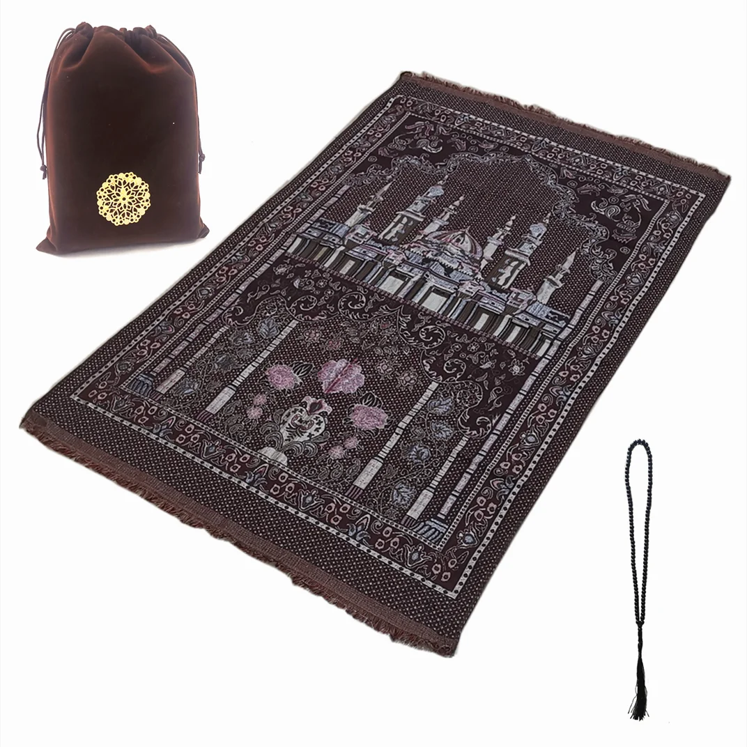 Traveling prayer mat pocket prayer rug islamic sejadah 70*110cm Zohir Store