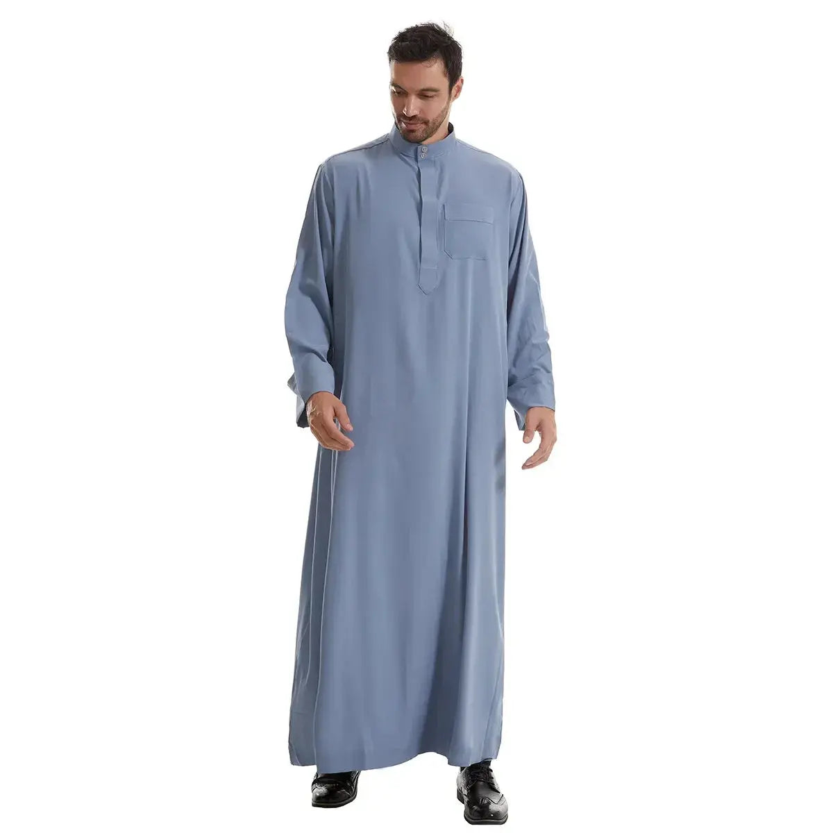 Muslim Men Jubba Thobe Long Robe Saudi Islamic Musulman Wear Clothing Abaya Caftan Islam Dubai Arab Dress Eid Djellaba Dishdasha Zohir Store