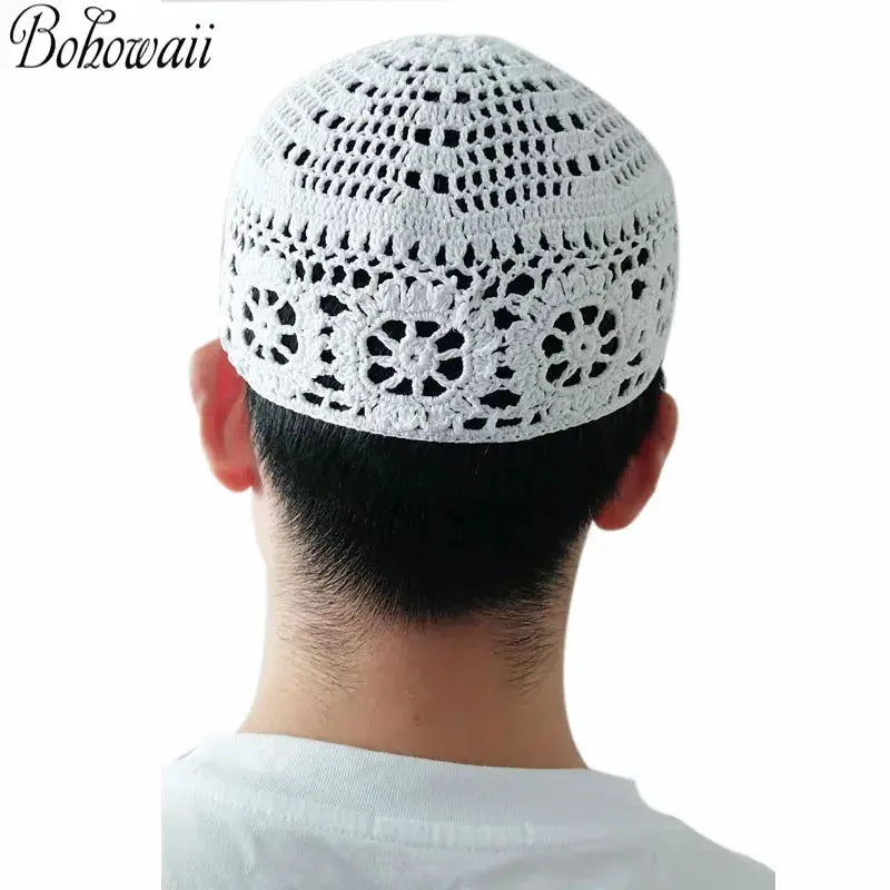 Muslim Man Handmade Cap Cotton Zohir Store