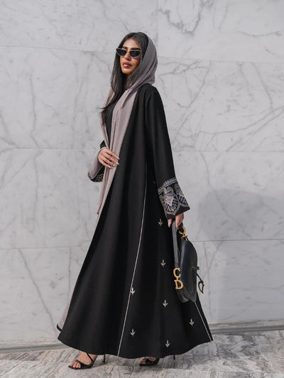 Eid Muslim Abaya for Women Embroidery Cardigan Party Dress Without Scarf Dubai Long Robe Morocco Abayas Kaftan Gorgeous Jalabiya Zohir Store
