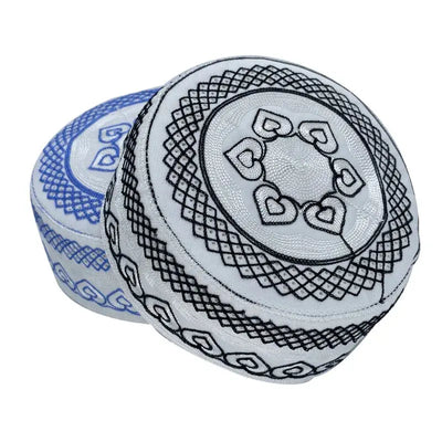 Muslim Men Prayer Hat Cotton Embroidery Zohir Store