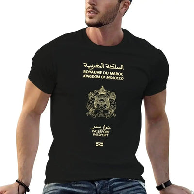 Moroccan Passport Tshirt Zohir Store