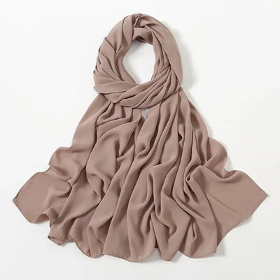 180g Heavy Chiffon Hijab Scarf Muslim Abayas Shawl Women Hijab Cloth Premium Chiffon Headscarf Turban Malaysian Islamic Dresses Zohir Store