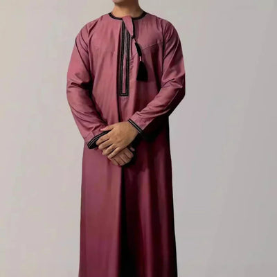 Robe pull à manches longues pour hommes musulmans, Abaya, Daffah, Jubba, Thobe, Pakistan, caftan arabe saoudien, vêtements islamiques, robe de prière afghane Zohir Store
