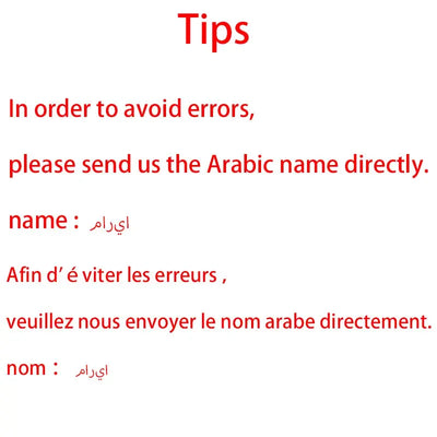 Personalized Arabic Letter Necklaces For Women Zohir Store